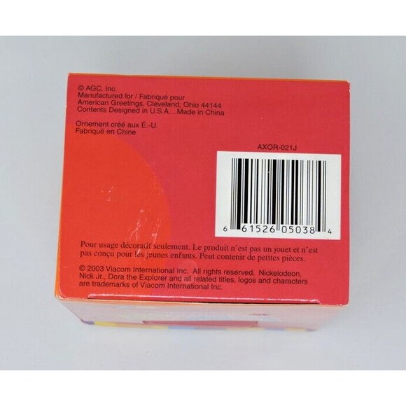 2003 American Greetings Dora the Explorer Dora's Merry Christmas Ornament NIB - Picture 6 of 6